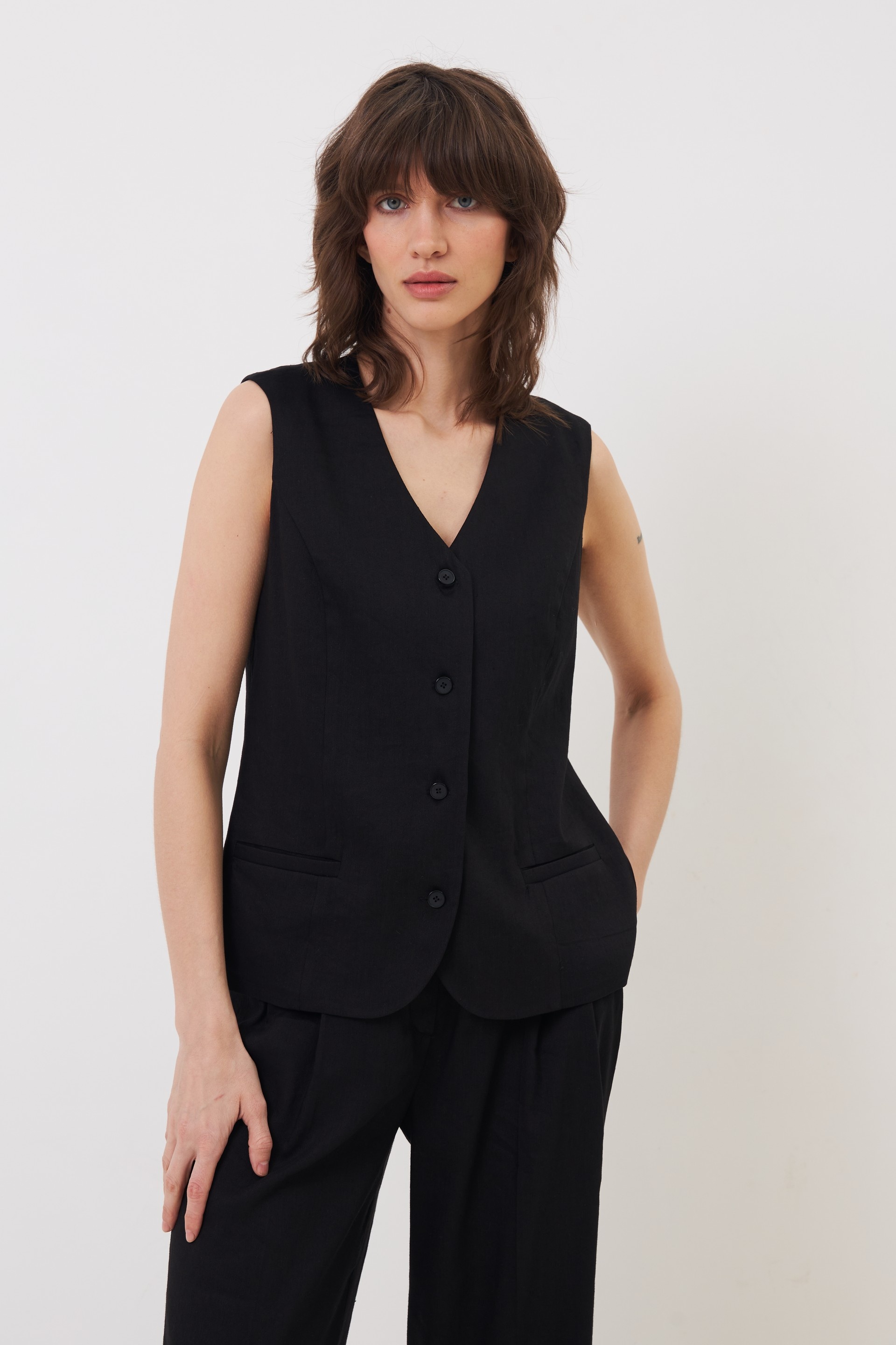 Oversize жилет “Black Onyx”