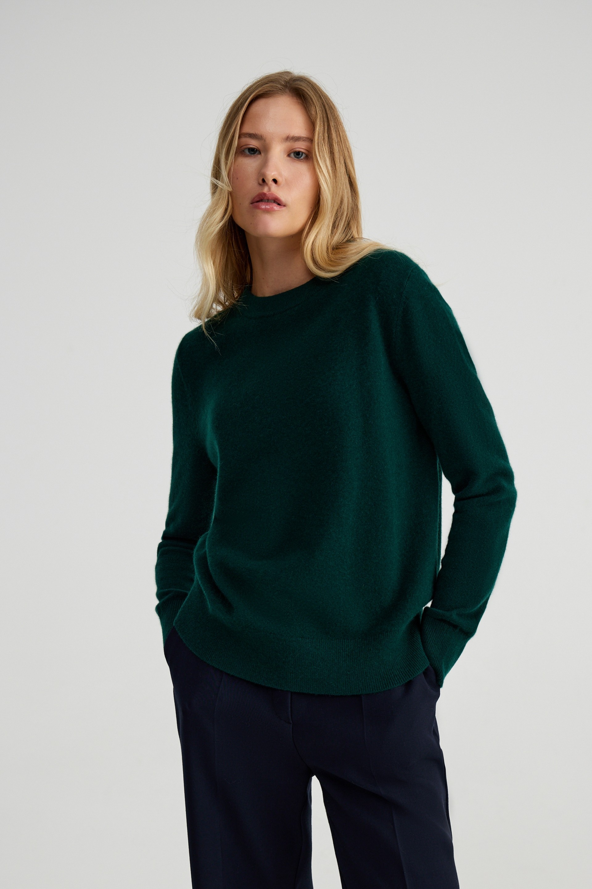 Джемпер Forest Green из 100% кашемира