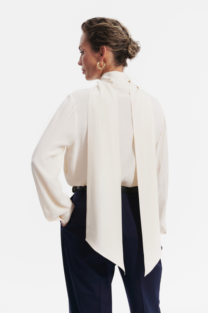 Блуза "Alto" из итальянского шелка Мавелти (Mavelty)