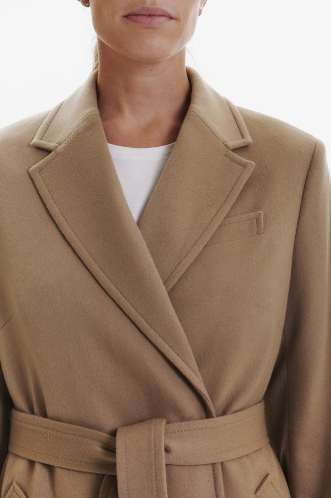 Пальто "Carrara" из итальянской шерсти и кашемира Мавелти (Mavelty)