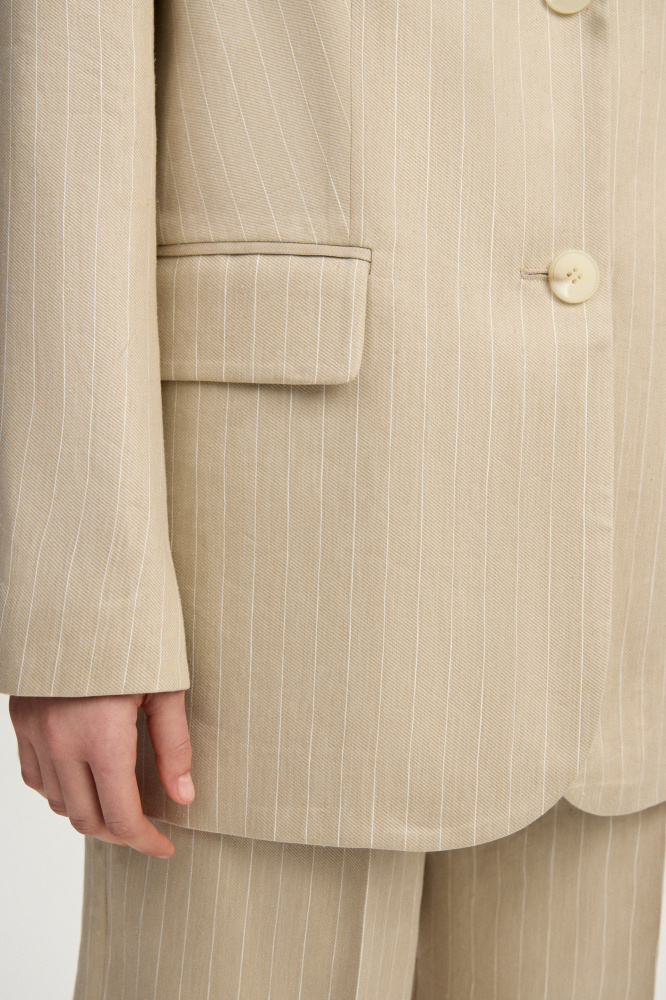 Жакет "Fiesole" изо льна Max Mara Мавелти (Mavelty)