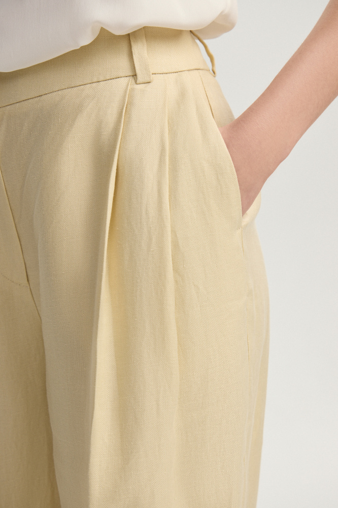 Брюки "Ajerola" изо льна Max Mara Мавелти (Mavelty)