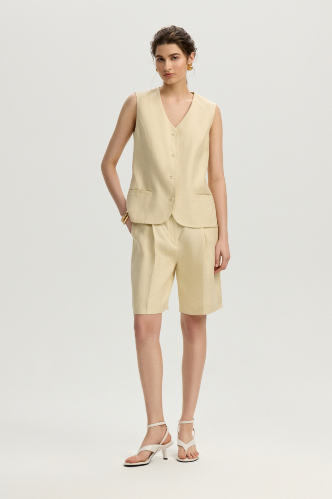 Шорты "Ajerola" изо льна Max Mara Мавелти (Mavelty)