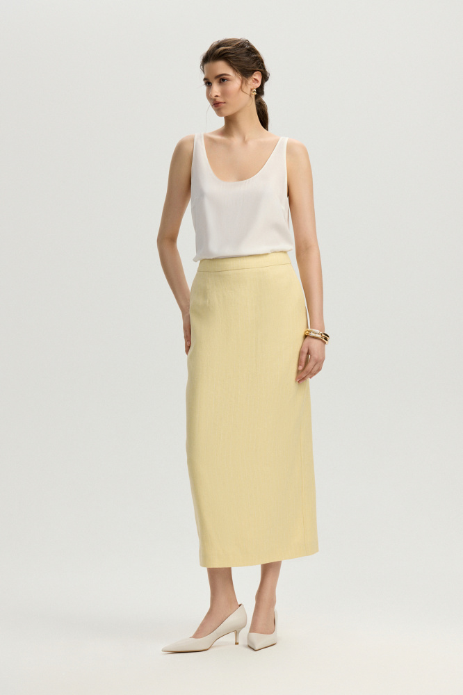 Юбка "Limena" изо льна Max Mara Мавелти (Mavelty)