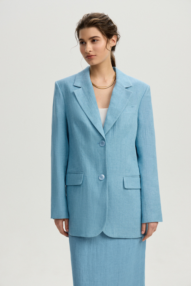 Жакет "Alessano" изо льна Max Mara Мавелти (Mavelty)