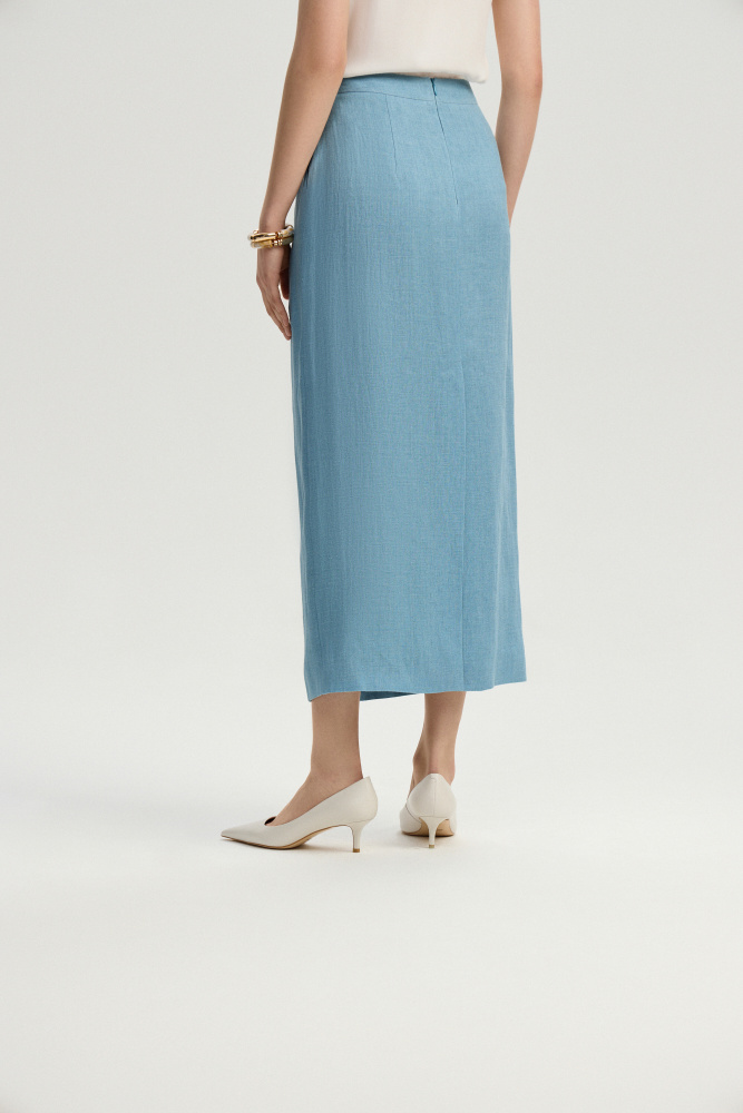 Юбка "Alessano" изо льна Max Mara Мавелти (Mavelty)