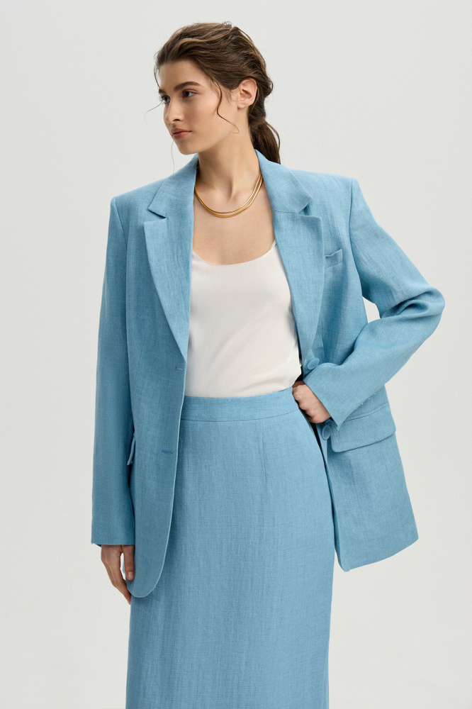 Жакет "Alessano" изо льна Max Mara Мавелти (Mavelty)