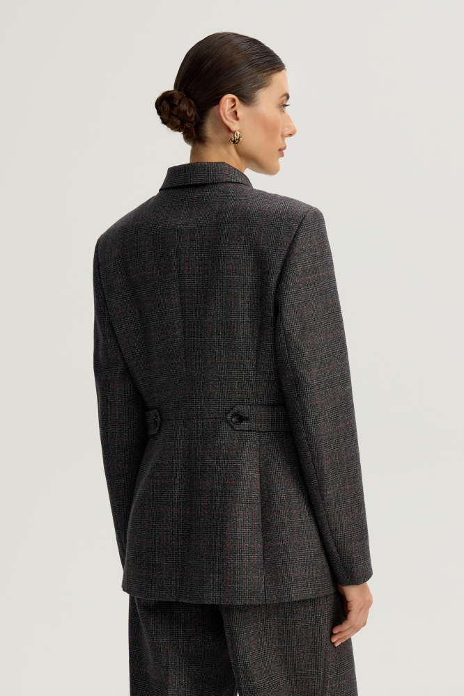 Жакет "Nalles" из итальянской шерсти Balenciaga Мавелти (Mavelty)
