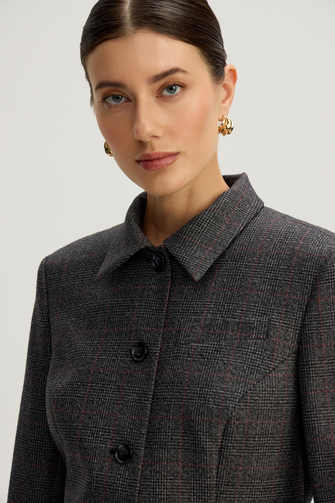 Жакет "Nalles" из итальянской шерсти Balenciaga Мавелти (Mavelty)