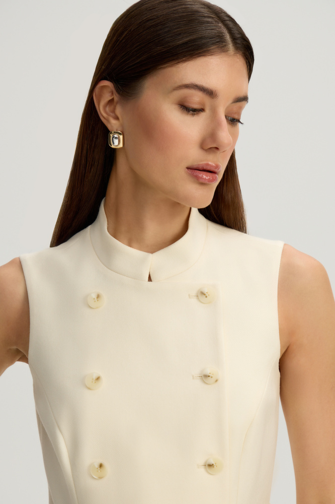 Платье "Mierato" из итальянской шерсти Balenciaga Мавелти (Mavelty)
