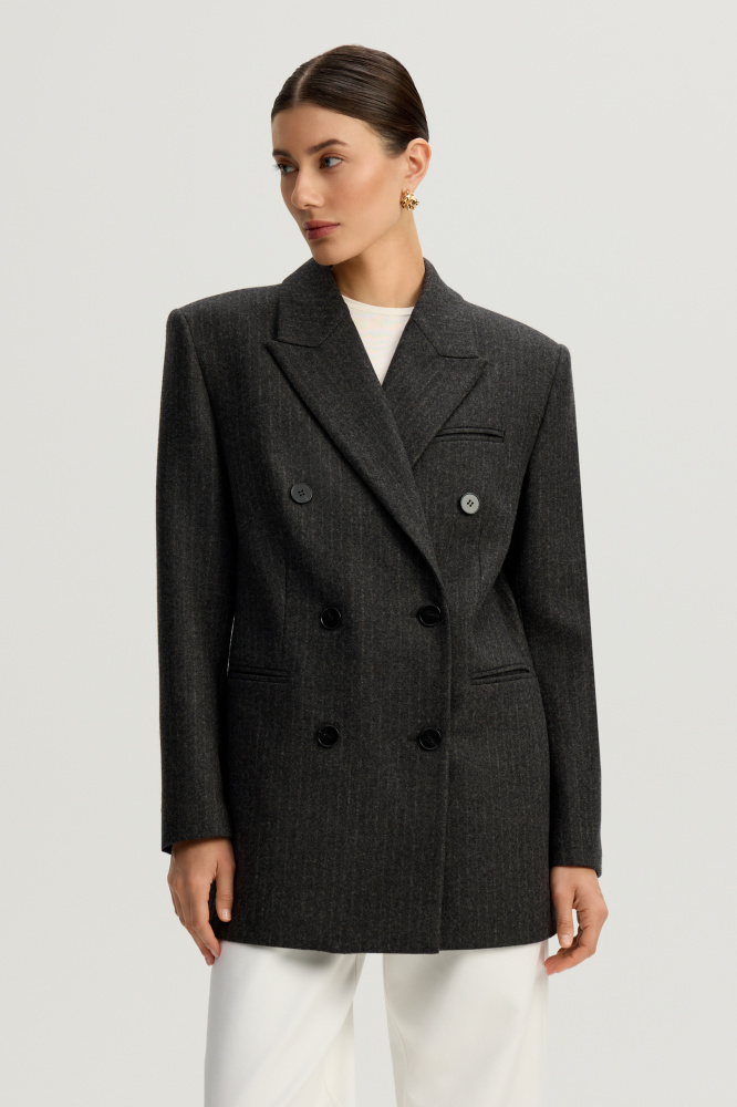Жакет "Velturno" из итальянской шерсти Ralph Lauren Мавелти (Mavelty)