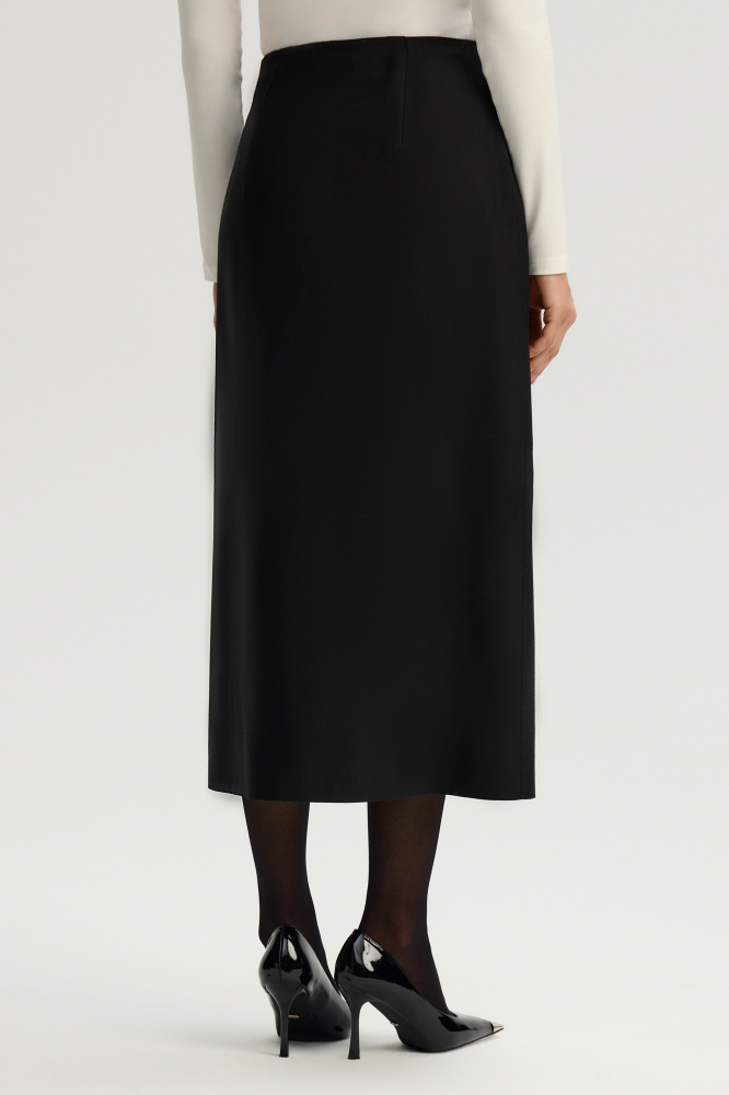 Юбка "Alfedena" из итальянской шерсти Мавелти (Mavelty)