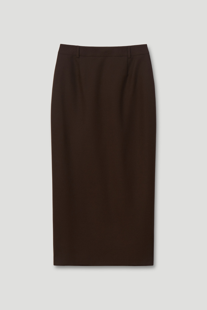 Юбка "Paese" из итальянской шерсти Мавелти (Mavelty)