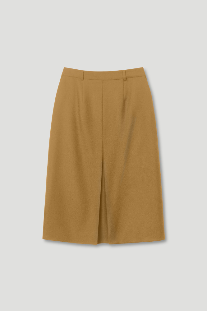 Юбка "Ancona" из итальянской шерсти Мавелти (Mavelty)