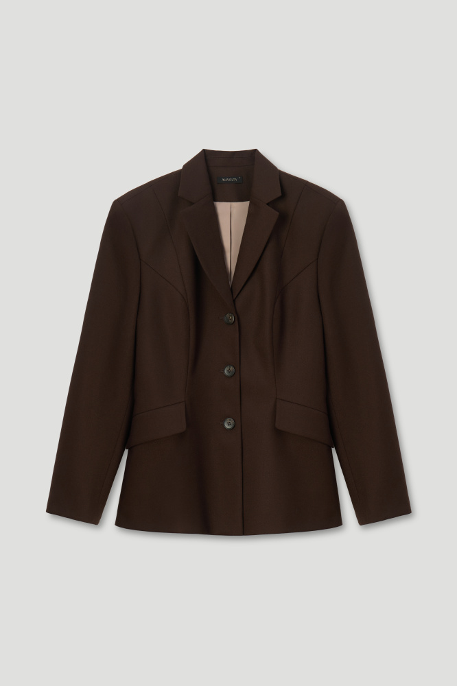 Жакет "Paese" из итальянской шерсти  Мавелти (Mavelty)