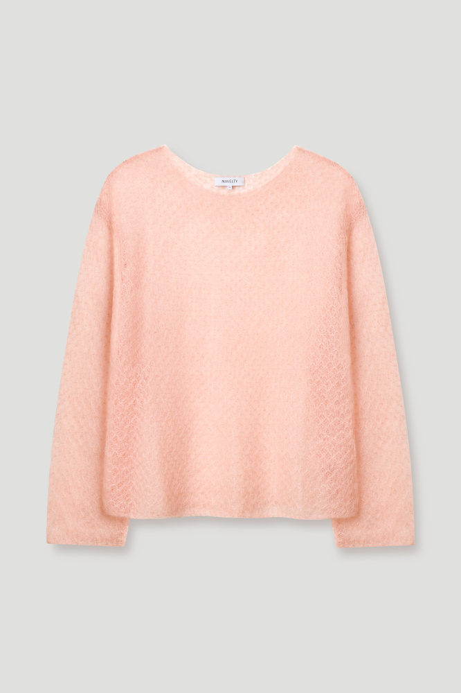 Джемпер "Matino" из шерсти и мохера Мавелти (Mavelty)