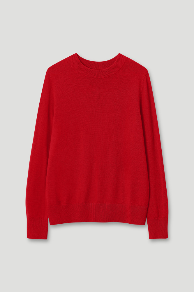 Джемпер "Farneta" из шерсти и кашемира Мавелти (Mavelty)