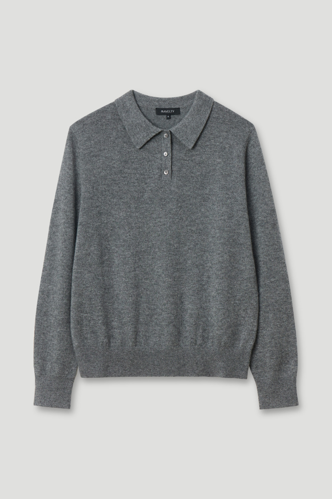 Джемпер с воротником поло "Merone"  Мавелти (Mavelty)