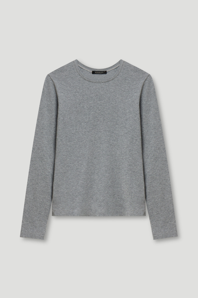 Лонгслив "Sandy" из итальянской вискозы Мавелти (Mavelty)