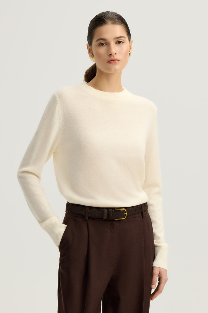 Джемпер "Livorno" из шерсти и кашемира Мавелти (Mavelty)