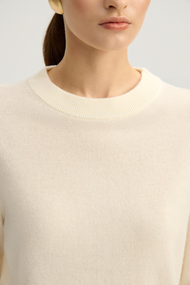 Джемпер "Livorno" из шерсти и кашемира Мавелти (Mavelty)