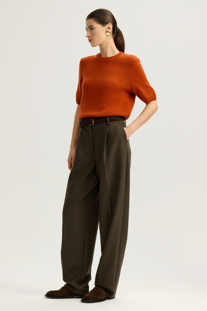 Джемпер "Daverio" из шерсти и кашемира Мавелти (Mavelty)