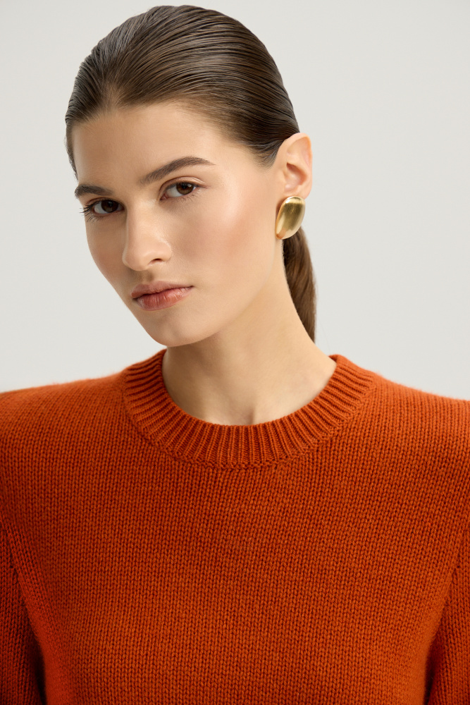 Джемпер "Daverio" из шерсти и кашемира Мавелти (Mavelty)