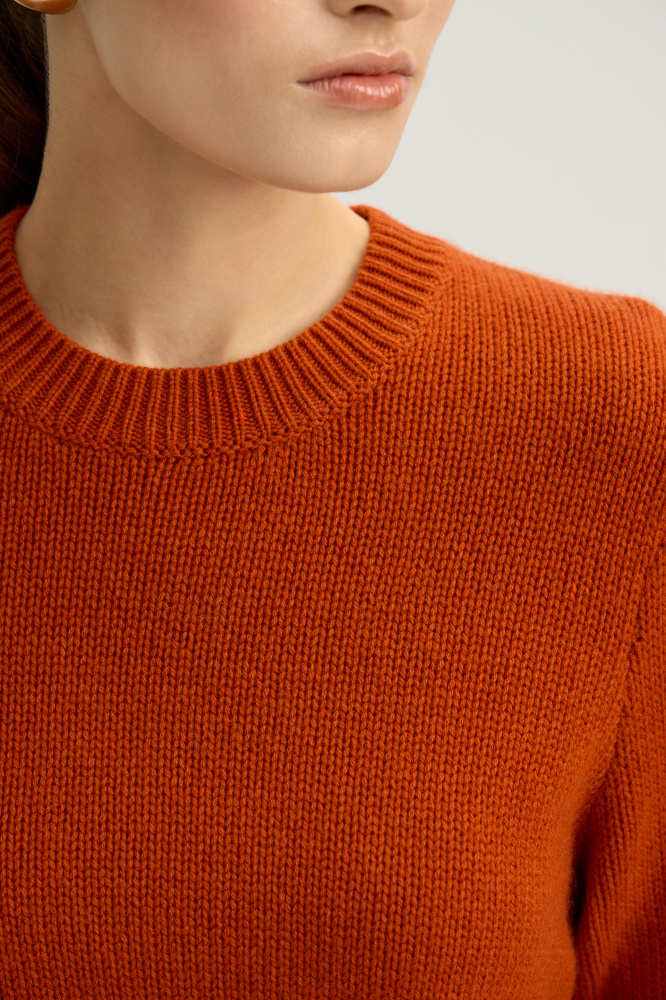 Джемпер "Daverio" из шерсти и кашемира Мавелти (Mavelty)