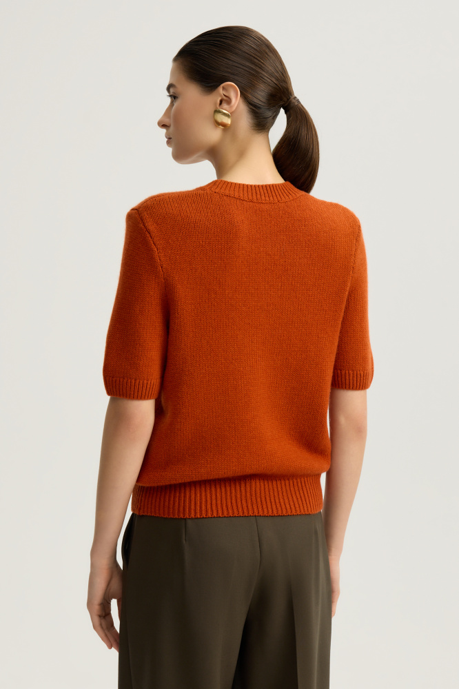 Джемпер "Daverio" из шерсти и кашемира Мавелти (Mavelty)