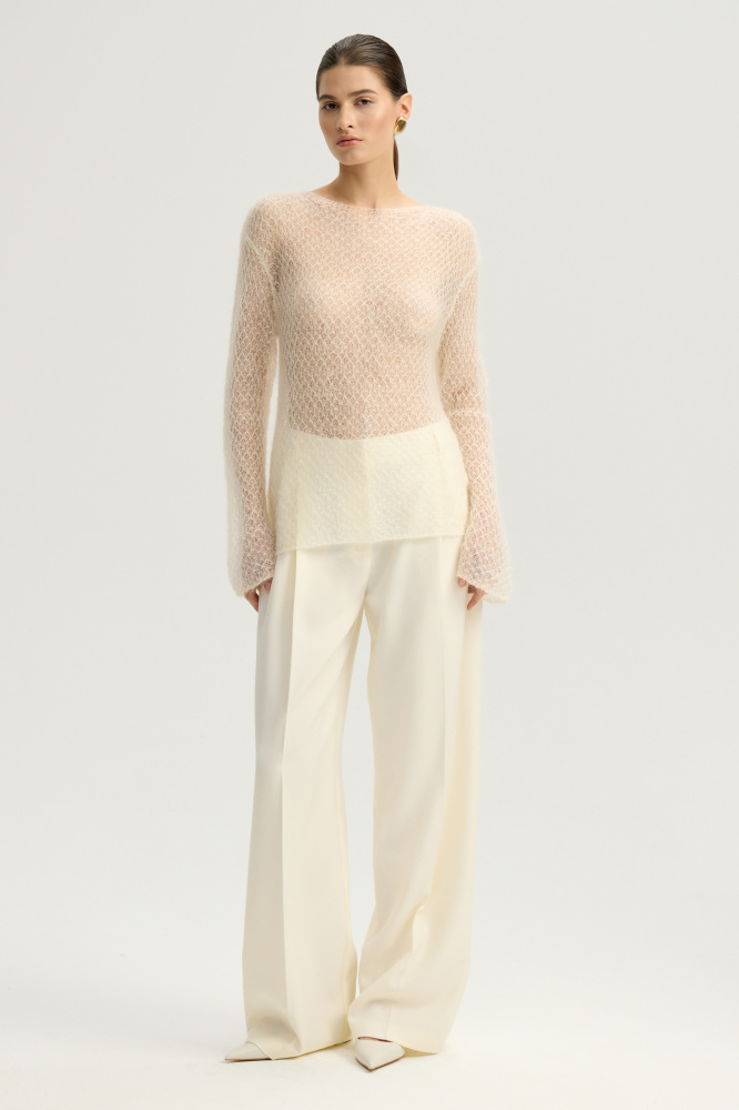 Джемпер "Lierna" из шерсти и мохера Мавелти (Mavelty)