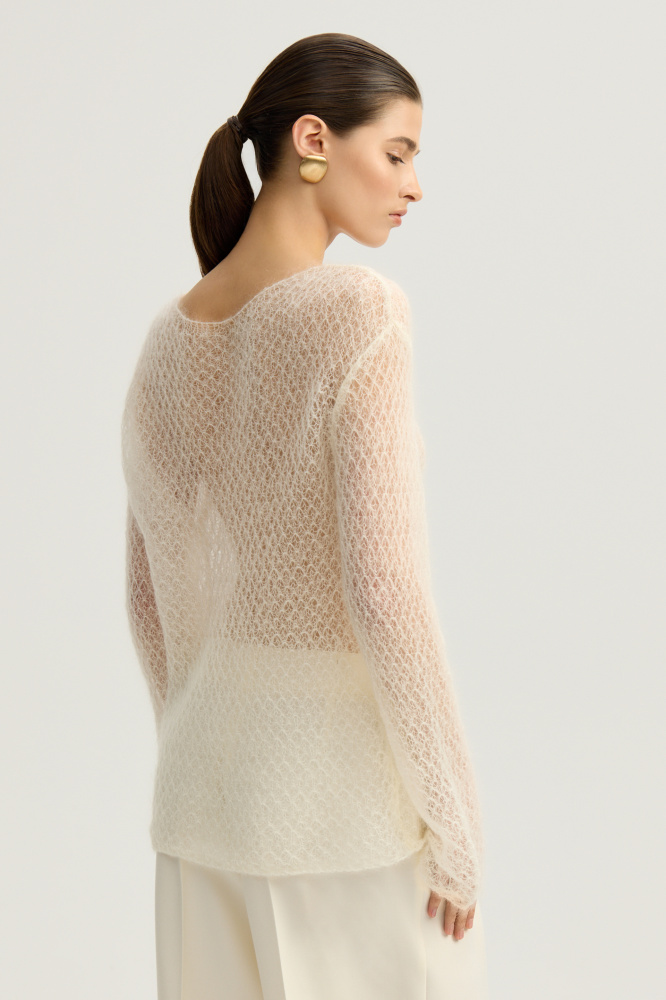 Джемпер "Lierna" из шерсти и мохера Мавелти (Mavelty)