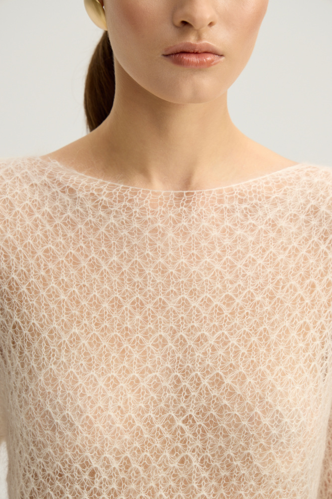 Джемпер "Lierna" из шерсти и мохера Мавелти (Mavelty)