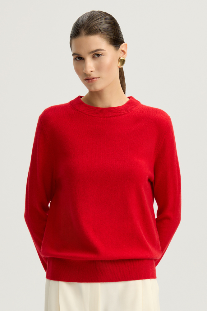 Джемпер "Farneta" из шерсти и кашемира Мавелти (Mavelty)