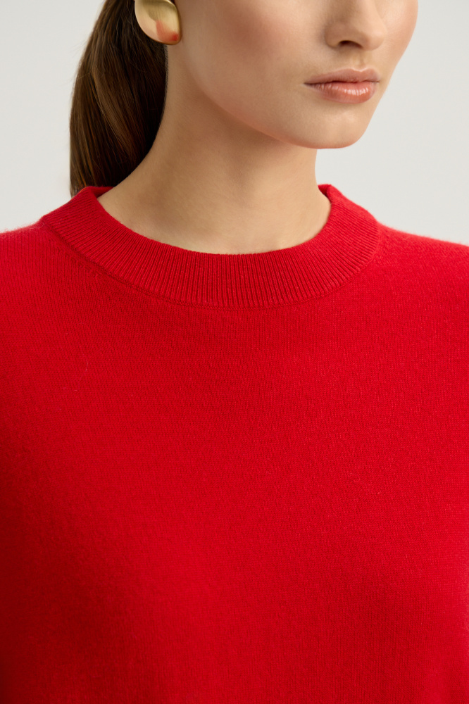 Джемпер "Farneta" из шерсти и кашемира Мавелти (Mavelty)