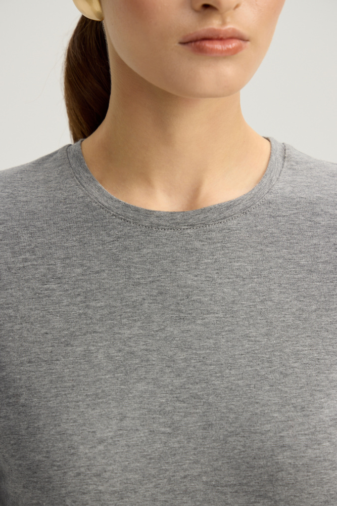 Лонгслив "Sandy" из итальянской вискозы Мавелти (Mavelty)