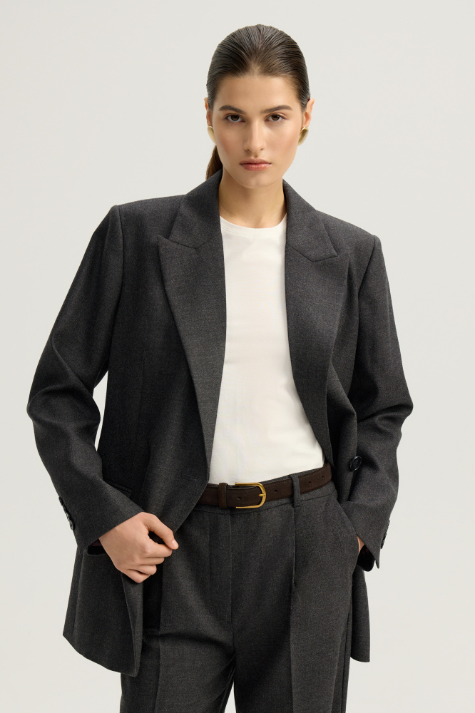  Жакет "Silvi" из итальянской шерсти Мавелти (Mavelty)