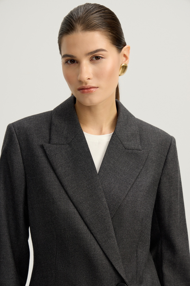  Жакет "Silvi" из итальянской шерсти Мавелти (Mavelty)