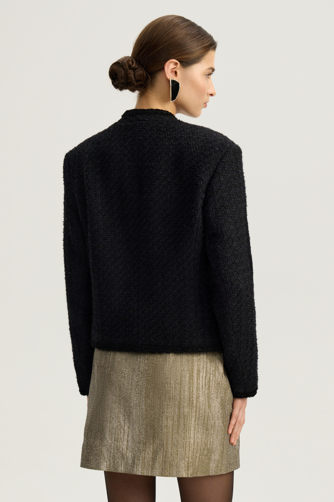 Жакет "Numana" из итальянского твида  Мавелти (Mavelty)