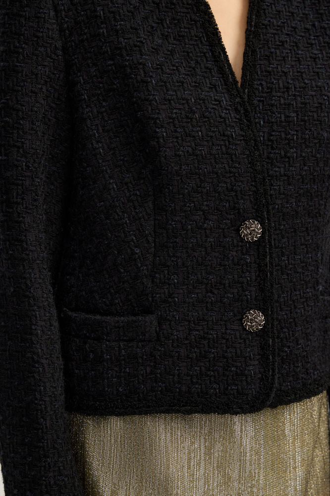 Жакет "Numana" из итальянского твида  Мавелти (Mavelty)