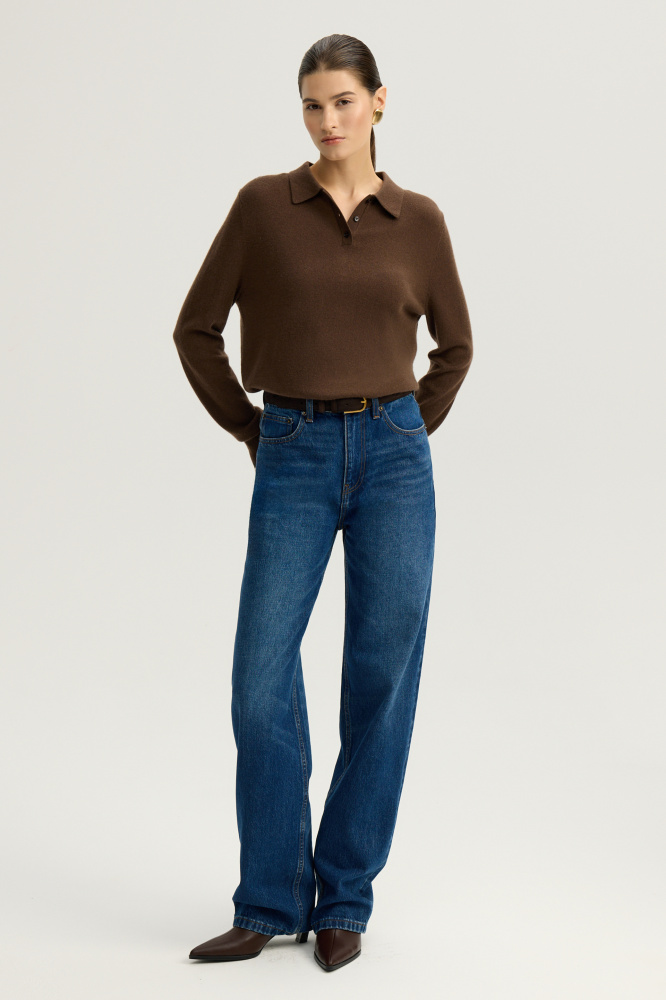 Джемпер с воротником поло "Forio" Мавелти (Mavelty)