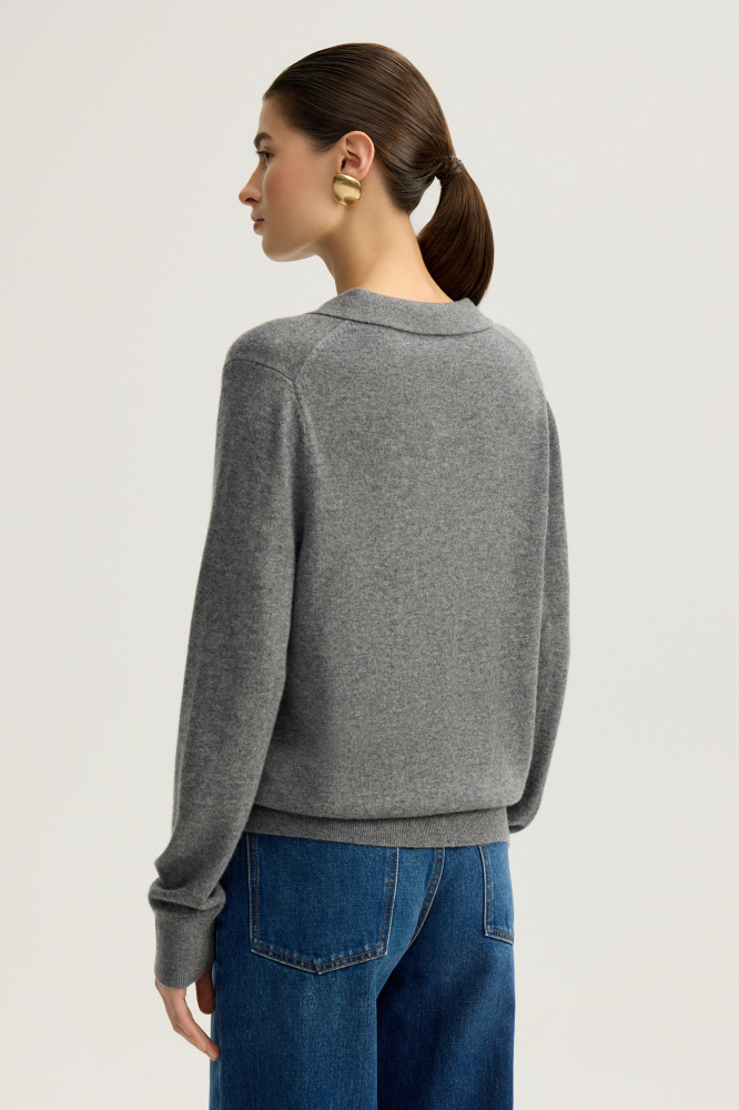 Джемпер с воротником поло "Merone"  Мавелти (Mavelty)