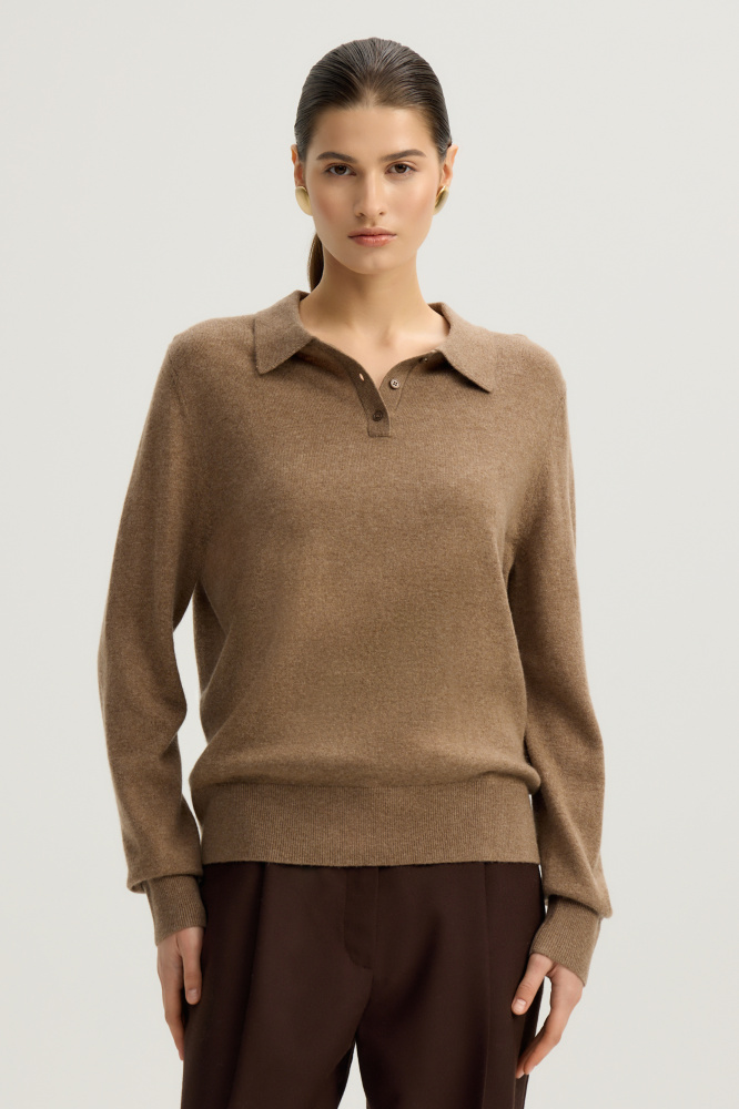 Джемпер с воротником поло "Taviano" Мавелти (Mavelty)