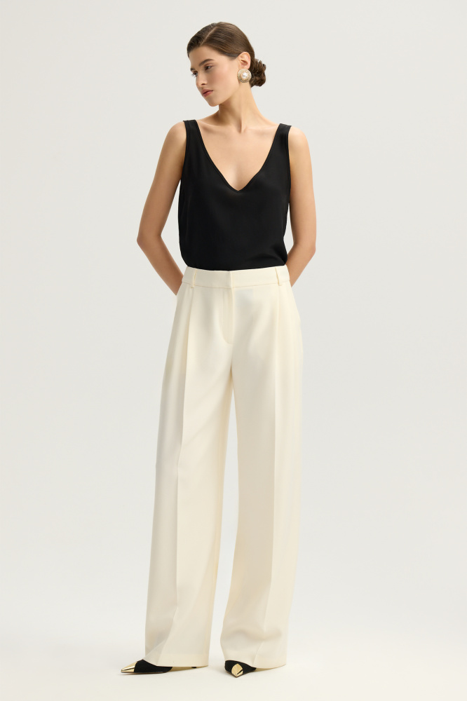  Топ "Maissana" из итальянского шелка  Мавелти (Mavelty)