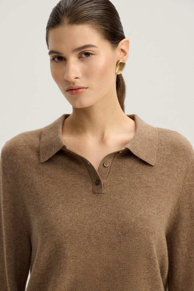 Джемпер с воротником поло "Taviano" Мавелти (Mavelty)