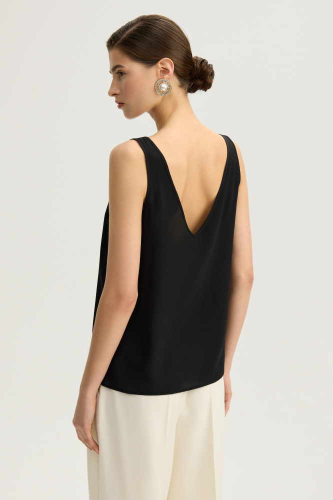  Топ "Maissana" из итальянского шелка  Мавелти (Mavelty)