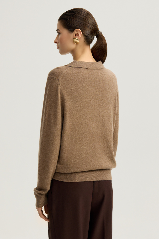 Джемпер с воротником поло "Taviano" Мавелти (Mavelty)