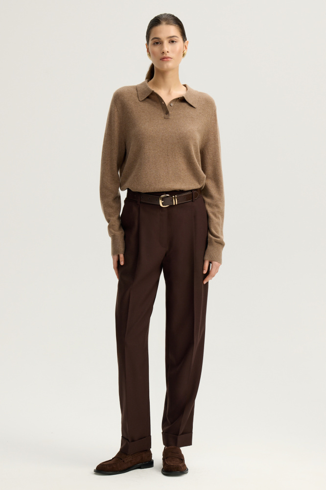 Джемпер с воротником поло "Taviano" Мавелти (Mavelty)