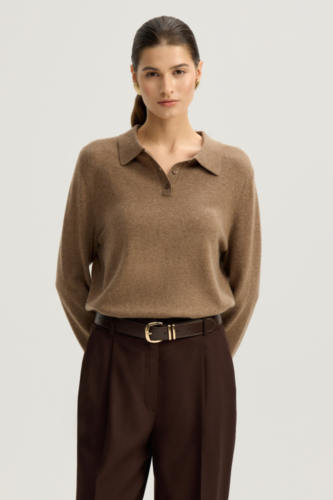 Джемпер с воротником поло "Taviano" Мавелти (Mavelty)