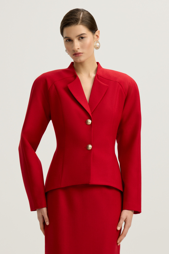 Жакет "Moena" из итальянской шерсти  Мавелти (Mavelty)