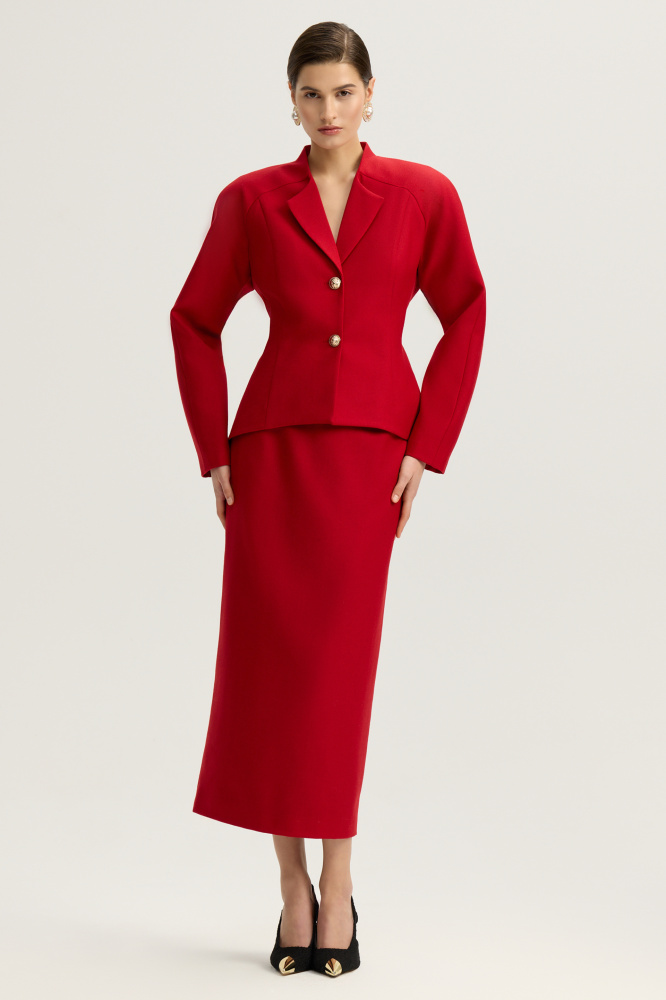 Жакет "Moena" из итальянской шерсти  Мавелти (Mavelty)